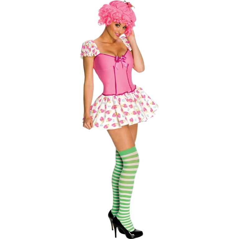 Adult's Medium Size 8-10 Sexy Strawberry Shortcake Raspberry Tart Costume - Walmart.com Adult's Medium Size 8-10 Sexy Strawberry Shortcake Raspberry Tart Costume - Walmart.com