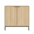 thumbnail image 5 of Nexera Slim 2-Door Storage Console, Natural Blonde Oak, 5 of 9
