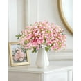 thumbnail image 3 of Babys Breath Artificial Flowers, 24Pcs Fake Baby Breath Flowers Artificial Bulk Faux Gypsophila Real Touch Flowers for Wedding DIY Bouquet Arrangement Party Home Garden Spring Decor, Pink, 3 of 8