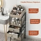 thumbnail image 2 of Organizador de maquillaje SOLIMINTR Floor Skincare con cajones negro, 2 of 6