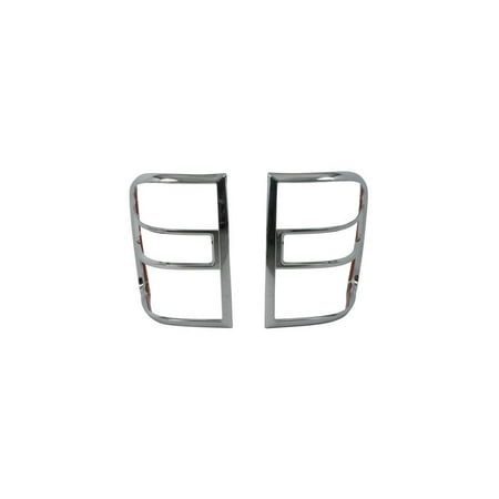 Chrome Tail Light Trim - Putco 401807 Tail Light Trim For Ford F-150, Chrome