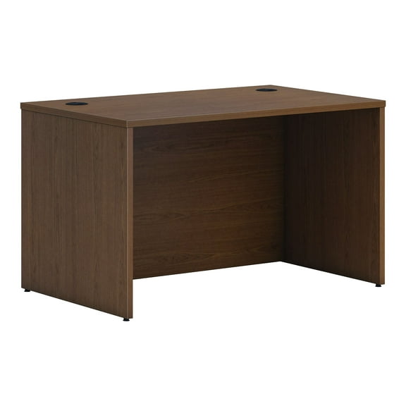 HON Mod 48" Desk Shell Sepia Walnut LDS4830LE1