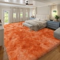 thumbnail image 4 of Janvonne 8x10 Fluffy Area Rugs for Living Room Bedroom,Soft Plush Fuzzy Shaggy Modern Rug for Kids Girls Boys Room Decor, Home Decor Aesthetic, Tie-dye Orange, 4 of 8
