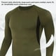 thumbnail image 4 of Sonducket Ropa interior térmica de invierno para hombre, mallas para mantener el calor, conjuntos de ropa, calzoncillos de compresión transpirables, ropa Camisetas Verde oscuro SG Sonducket AP013256-04, 4 of 6