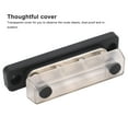 thumbnail image 3 of Bloc de Distribution d'Énergie Terminal, Stockage Raisonnable Anti-Rouille 4 Post M5 Bloc de Jonction de Batterie Base Ignifuge ABS avec Couvercle Transparent pour RV pour Navire, 3 of 8
