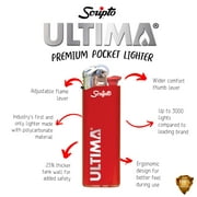 Scripto Ultima Premium, Adjustable Flame Pocket Lighter - 1ct