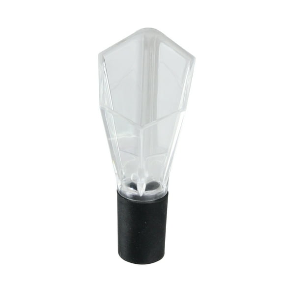 Wild Eye 3.5" Handcrafted Diamond Design Clear Wine Aerator with Pour Spout