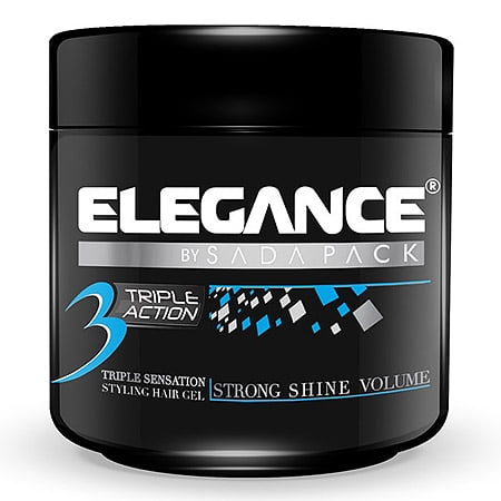 Elegance Triple Action Gel Strong Hold 1000ml 33.8oz - Blue