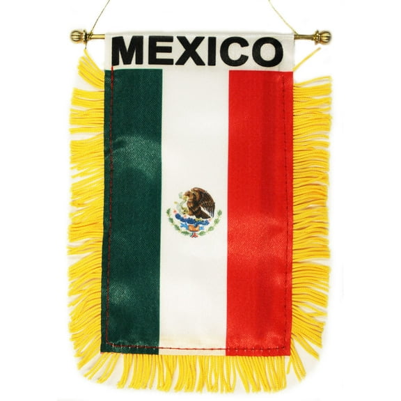 Mexico Window Hanging Flag