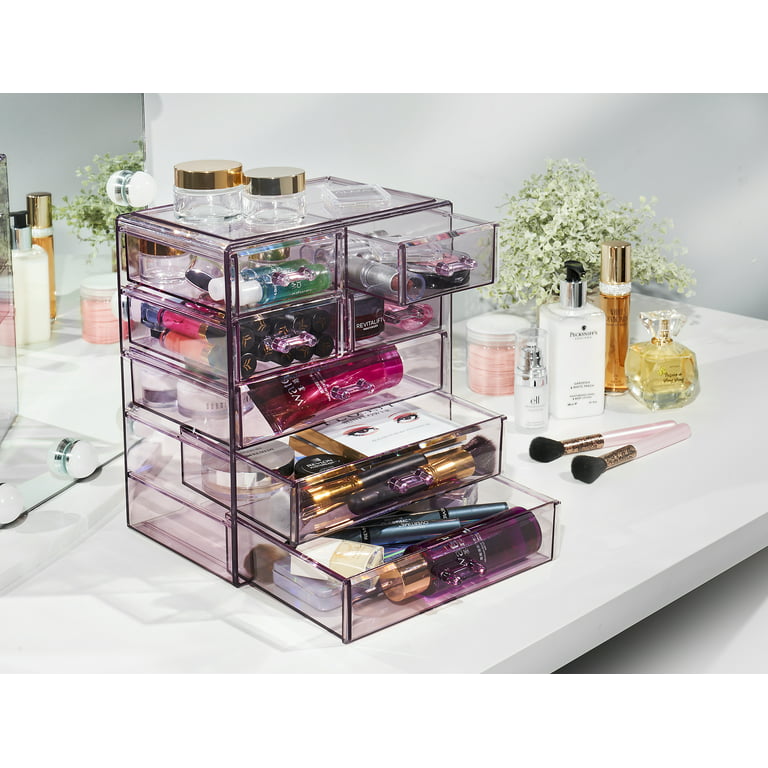 Sorbus Cosmetics Makeup and Jewelry Big Storage Case Display - Stylish Vanity, Bathroom