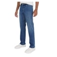 thumbnail image 2 of IZOD Men's Saltwater 5 Pocket Straight Fit Stretch Denim Jean US, Waist Inseam, 30, 29, Regular, Regular, Blue, 2 of 4