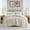 Ivory#0, variant on Cotton Bedding Set 3-Piece King Ultrasoft Faux Fur Ribbed Comforter Set,Ivory,Comforter Set