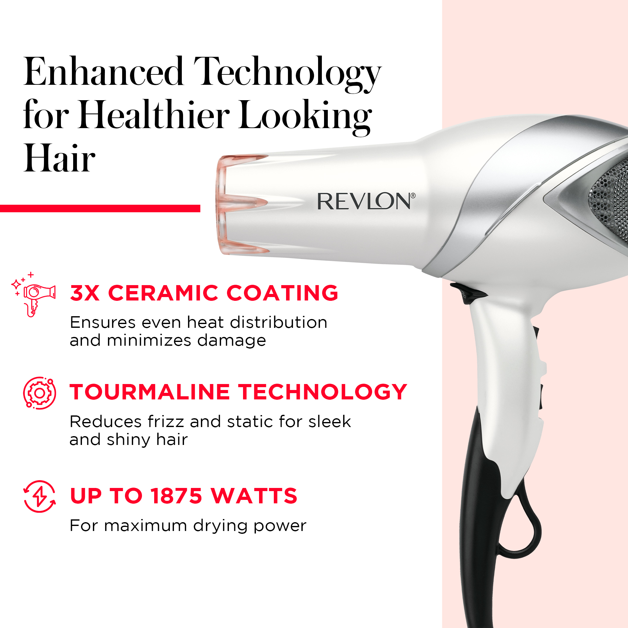 Revlon 1875W Infrared Heat Ceramic Hair Dryer photo 6