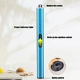 thumbnail image 5 of Electric Candle Lighter with Safety Switch - Rechargeable Flameless Plasma USB Lighter, Windproof Long Arc Lighters for Candle, Grill, BBQ, Camping, Gas Stoves (Blue), 5 of 6
