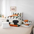 thumbnail image 6 of Homewish Hello Fall 7pcs Bedding Comforter Set,Autumn Pumpkin Queen Bedding Sets,Geometric Polka Dots Queen Sheet Sets For Girls Kids,Breathable Home Decor Reversible, 6 of 8