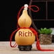 thumbnail image 1 of Calabaza natural tallada artesanías de calabaza colgante de calabaza de corcho regalo de joyería, 1 of 2