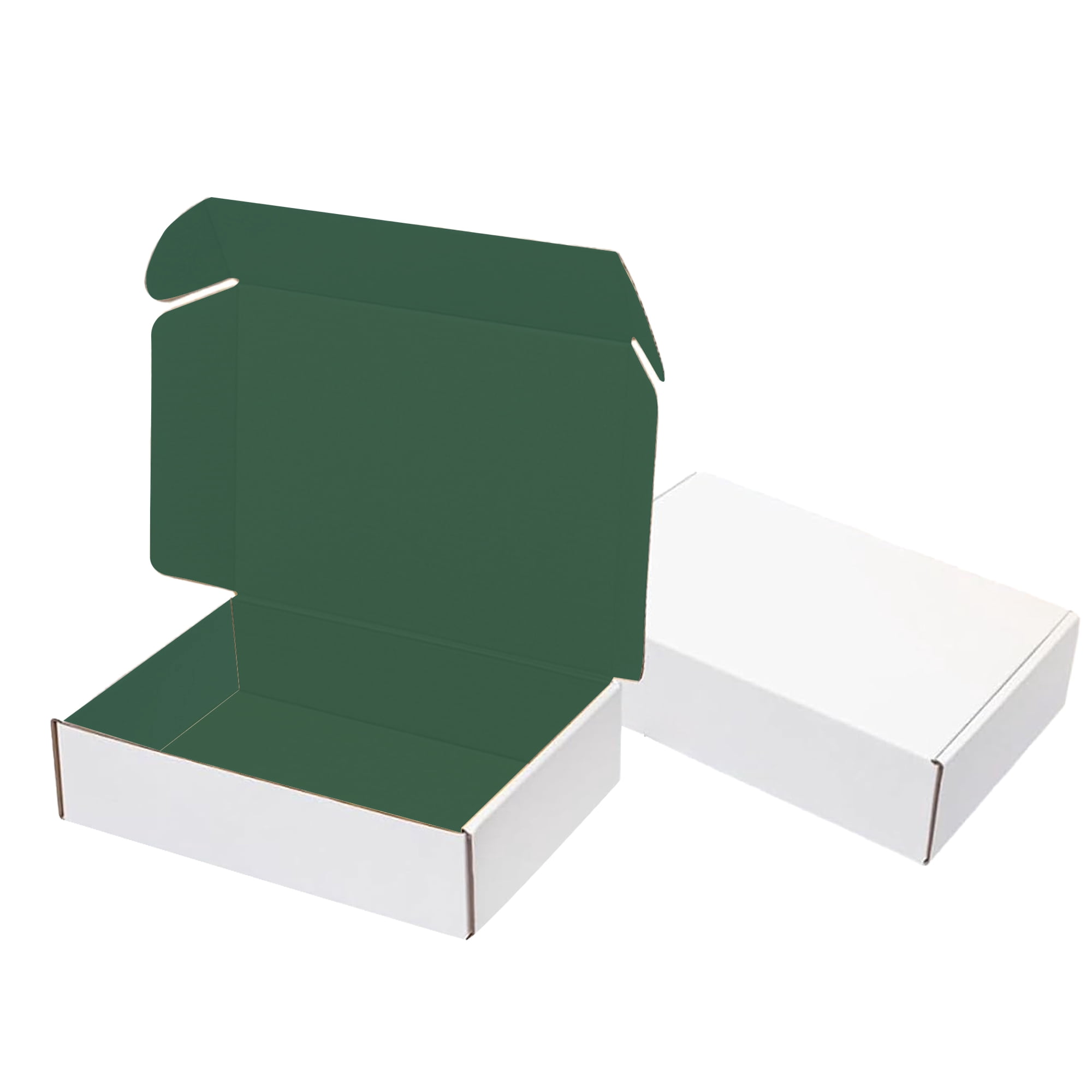 Ucanpack Heavy Duty Boxes For Moving Medium Deluxe Mailer Box Green, 12 x 6 x 3½" - 50 Pcs