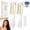 2Pack A, variant on Refillable Scalp Oil Applicator Comb, 7 Metal Massage Tips, Clear 10ml Reservoir, Precise Hair Serum Application for Home, Salon, Travel Use