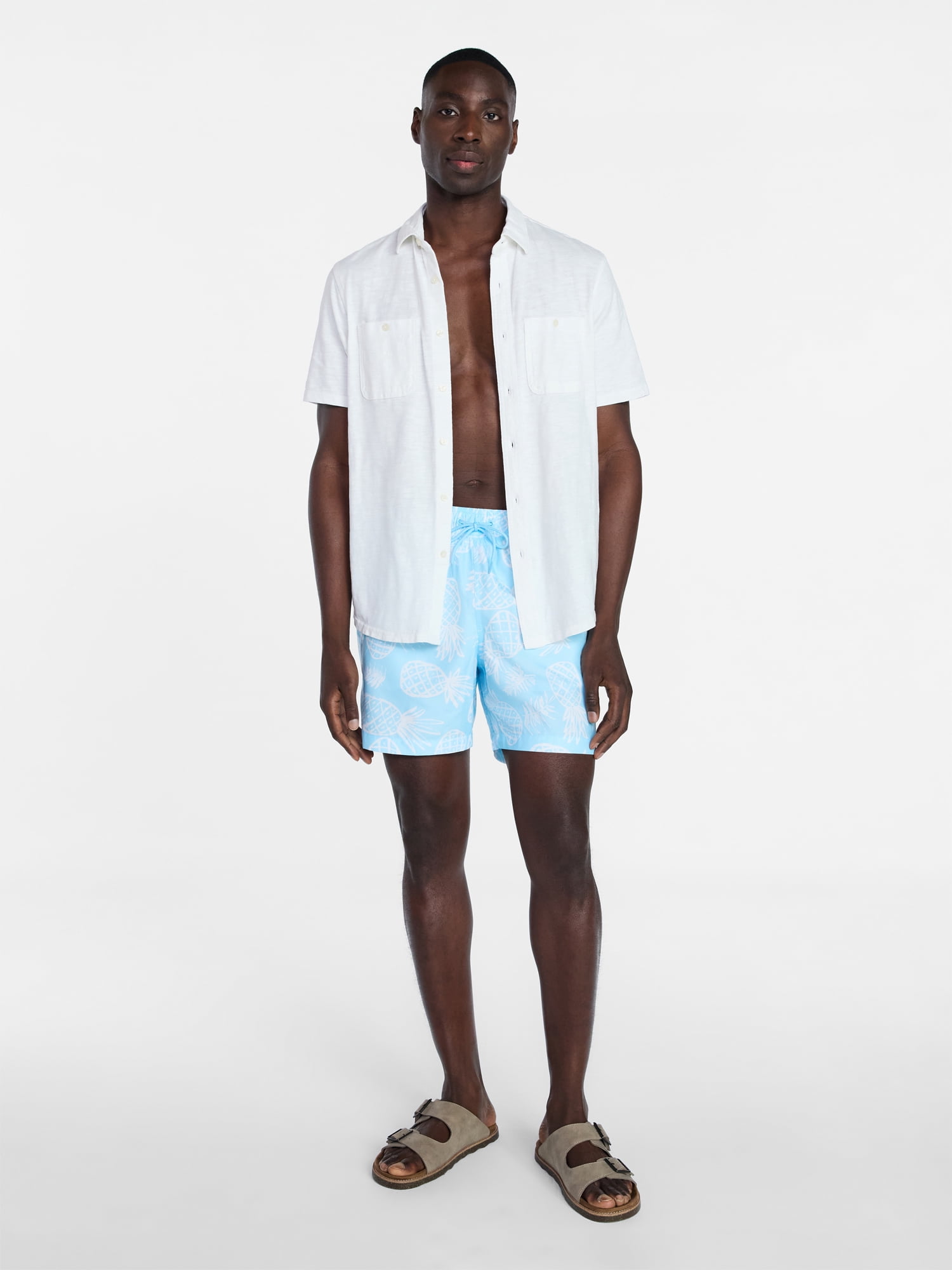 George Men's and Big Men's Swim Shorts, 6" Inseam, Sizes S-3XL