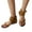 Brown, variant on Gladiator Sandals for Women Summer Dressy Western Ankle Strap Beach Shoes Flip Flops Flats
