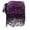 #073 Purple, variant on Felirenzacia Women's Triangular Belly Dancing Hip Scarf Wrap Skirt with Rainbow Coins Sequin, Wine,Free Size