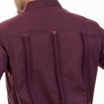thumbnail image 6 of Traditional Cotton Blend Guayabera Men’s Short Sleeve Shirt (Burgundy, X-Large), 6 of 6