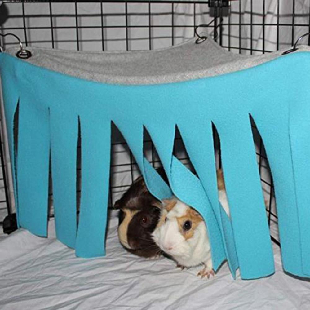 Guinea Pig Hideout Hideaway, Corner Fleece Forest Hideaway for Guinea