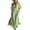Green, variant on Women's 2026 Summer Shirt Maxi Dress Bubble Short Sleeve One Shoulder Stripes Dress Loose Boho Vacation Flowy Dress