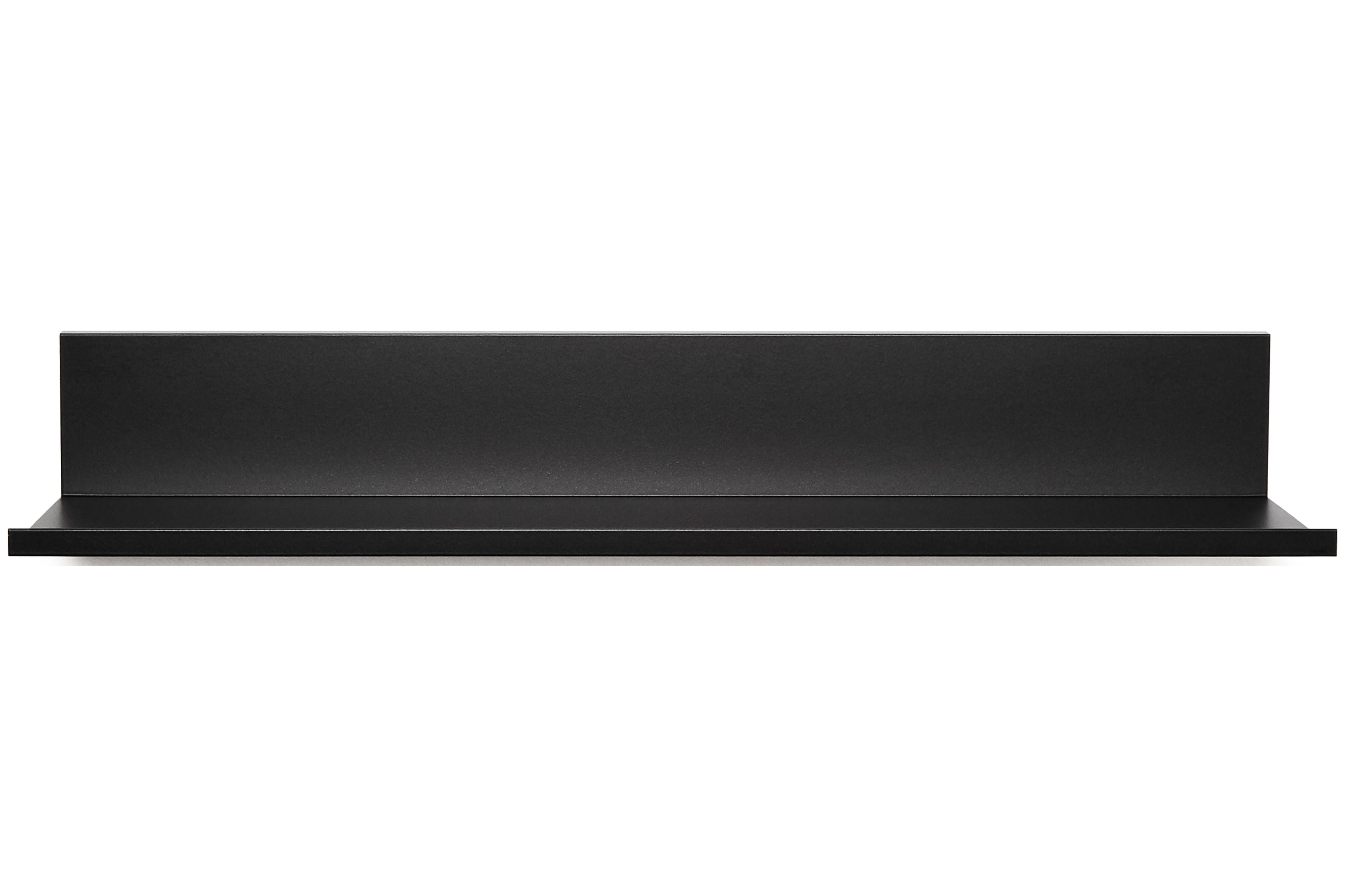 Hangman No Stud Floating Shelf - 18" Black - Aluminum - Level and Hardware Included - No Drills or Anchors Needed