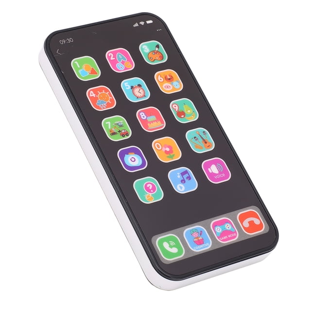Kids Smart Phone, Educational Touchscreen Toy with Music Stories Numbers Letters, for Early Learning and Language Development