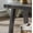 Charcoal, variant on Space Saving End Table with Shelf, Athens Contemporary Two-Tone Wood Table in Weathered Walnut and Gray, 24W x 22D x 23H, MDF