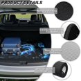 thumbnail image 6 of Jeiento Glow Blue Dolphin Flower Car Trunk Mat 29"x39", Pet Friendly Cargo Liner Ocean Beach Travel Car Mat, 6 of 7