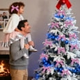 thumbnail image 3 of Uuowzo 50-Piece Christmas MagicWand Ornaments with PreTied Satin-Ribbon Bows Tree Gift and Crafts Accessories Indoor Outdoor Christmas Decorations, G, 3 of 6