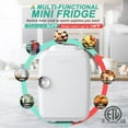thumbnail image 3 of Fridge, 4 Liter Portable Cooler Warmer for Skincare Cosmetics Drinks Food, Compact  with Quiet Operation, 3 of 8