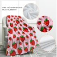 thumbnail image 3 of Strawberry Blanket Gifts for Women Girls, Strawberry Throw Blankets Gifts for Adult Kids Teens, Christmas Birthday Valentines Day Strawberry Fruit Theme Decor for Home Bed Couch, 3 of 6