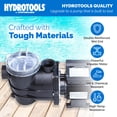 thumbnail image 2 of Swimline HydroTools Hydro Flo 0,25 HP Pompe de Piscine à Éjection Verticale, 2 of 11