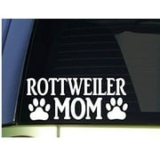Rottweiler Mom sticker *H325* 8.5 inch wide vinyl dog rottie schutzhund
