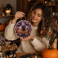 thumbnail image 6 of Hanging Diamond Art Halloween Ornaments Spooky Home Decor Kit, 6 of 6