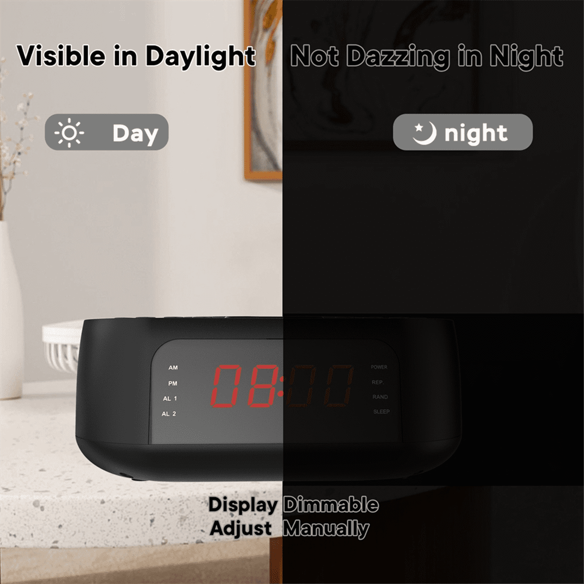 Protable DVD Player VCD Player FM Alarm Clock Radio Bluetooth Speaker Music Player Home CD Player US Plug