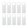 thumbnail image 1 of Shisuyan Unfinished Wood Crafts White Synthetic Material 10Pcs Diy Accessory, 1 of 8