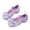 Purple, variant on Glitter Shoes for Girls Little Kids Girls Dress Pumps Glitter Sequins Princess Low Heels Princess Dress Shoes Party Dance Shoes Rhinestone Sandals Blue,3 Big Kid