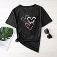 thumbnail image 2 of SROBPTY Summer Tops for Women,Womens Shirts,Fashion Women Casual Print Shirt Round-Neck Tee Short Sleeve Blouses, 2 of 4