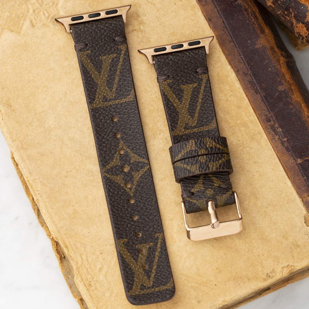 Easy DIY Louis Vuitton Apple Watch Band  Upcycled From Old LV Wallets 