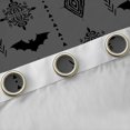 thumbnail image 4 of Feelyou Bat Black Out Curtains, Grey Aztec Damask Curtains Pack of 2 (42x63 Each), 4 of 6