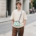 thumbnail image 6 of FORMRS Mini Crossbody Bag for Women Adjustable Shoulder Rope Travel Casual Phone Purse, Green Strawberry, 6 of 7