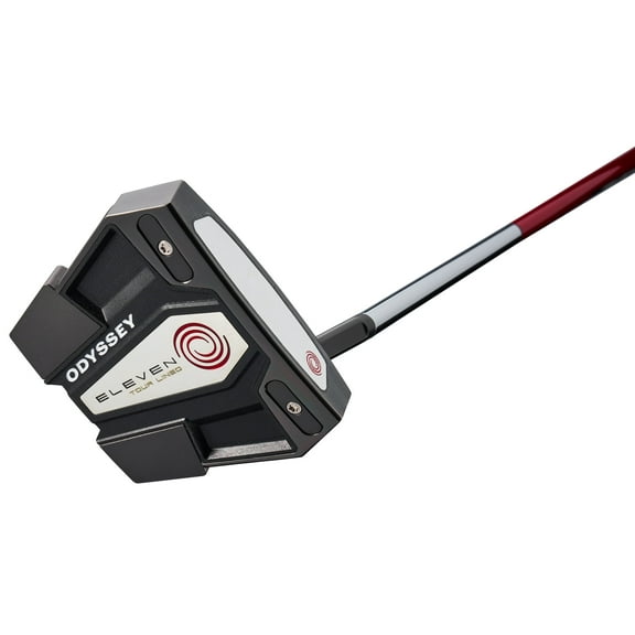 Pre-Owned Left Odyssey Eleven Tour Lined S Red Stroke Lab PSTL Putter 35 Inches Excellent