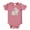 Mauve Bodysuit, variant on Ink Printed Image NOT a Quilt Patch - Easter Floral Bunny Faux Patchwork Baby Bodysuit Natural Bodysuit 6 Months