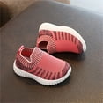 thumbnail image 5 of Kids Sneakers Boys Kids Boys and Girls Summer Breathable Lightweight Socks Shoes Toddler Soft Casual Sneakers Baby Sneakers Red 5 Years-5.5 Years, 5 of 6