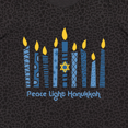 thumbnail image 4 of Inktastic Peace Light Hanukkah Women's Plus Size T-Shirt, 4 of 5