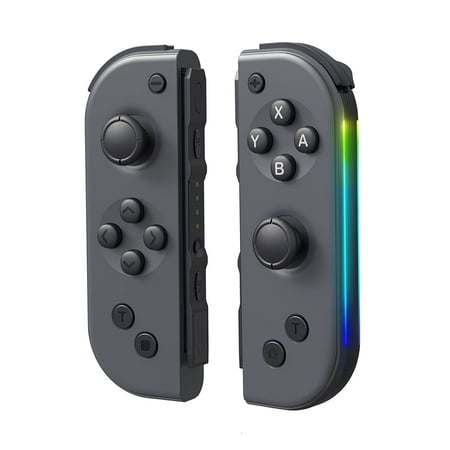 LED Lighting Joy-Con Controller Compatible with Nintendo Switch Wireless Joypad Support Dual Vibration